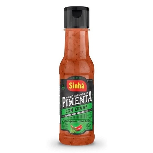 Molho Crem Pimenta Sinha 145ml Ervaun 1