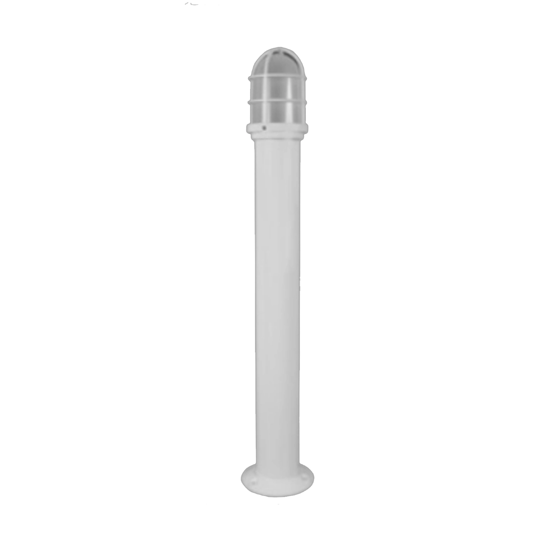 Balizador de Chão Sobrepor Branco Metal Germany
