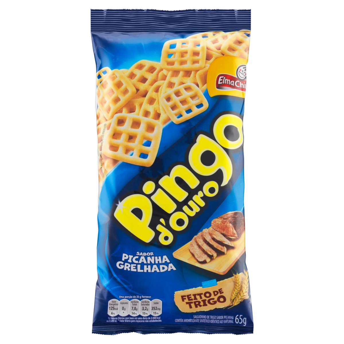 Salgadinho De Trigo Picanha Elma Chips Pingo Douro Pacote 65g