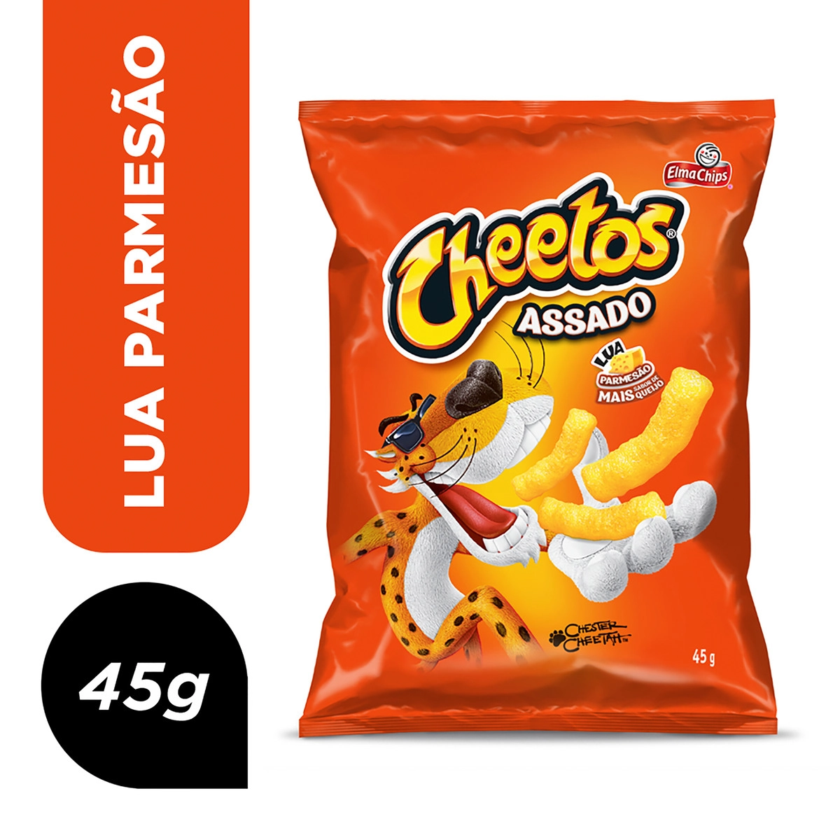 Salgadinho De Milho Lua Parmesão Elma Chips Cheetos Pacote 45g