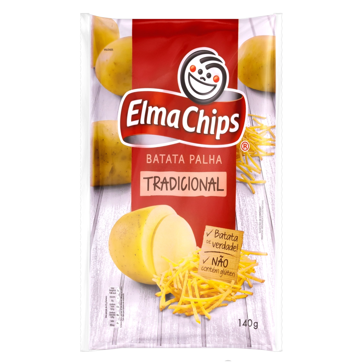 Batata Palha Na Mesa Tradicional Elma Chips