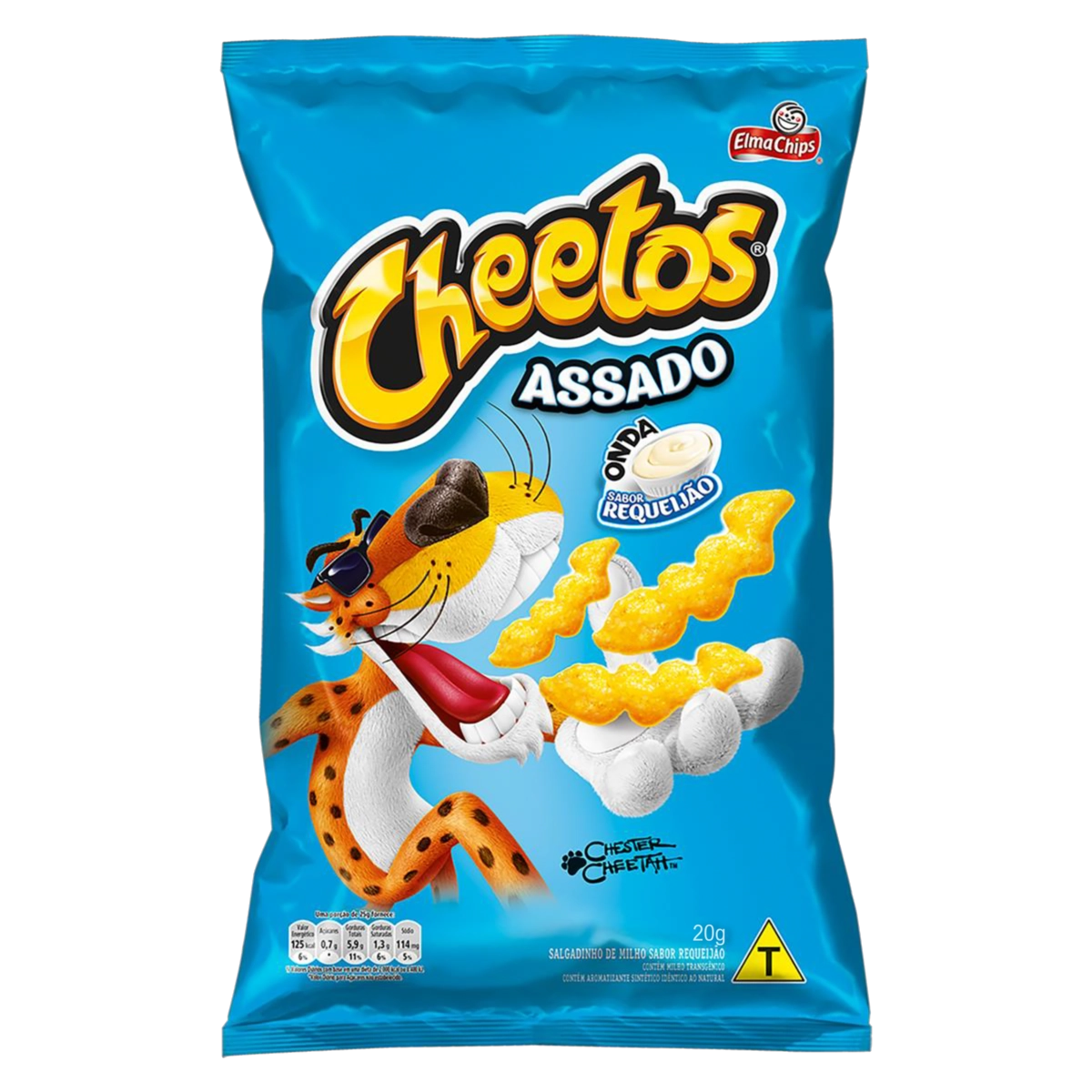 Salgadinho De Milho Onda Requeijão Elma Chips Cheetos Pacote 20g