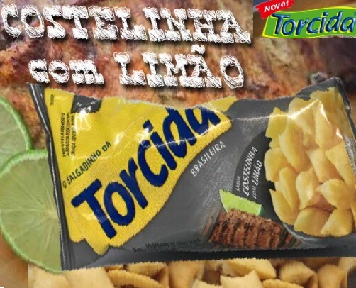 Salgadinho De Trigo Costelinha Com Limão Torcida Jr. Pacote 50g
