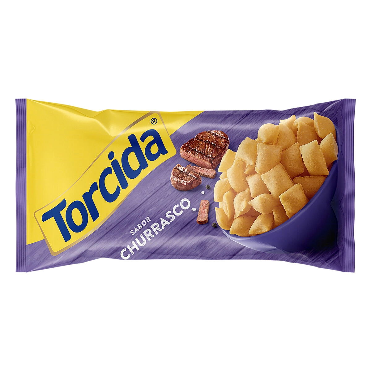 Salgadinho De Trigo Churrasco Torcida Jr. Pacote 45g