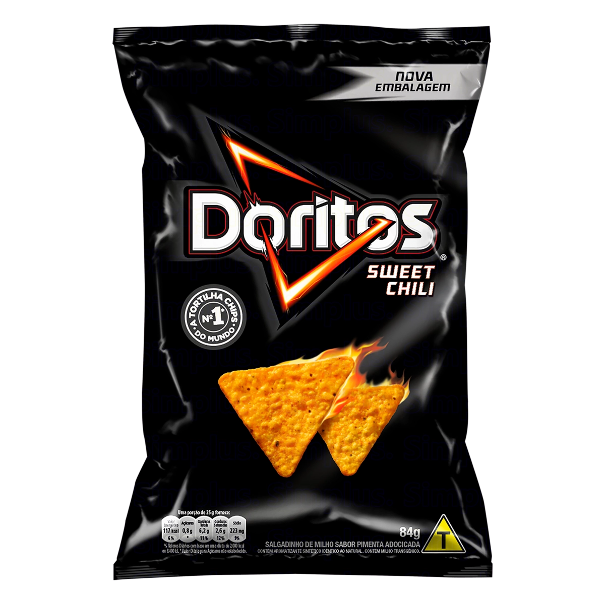 Salgadinho De Milho Sweet Chili Doritos Pacote 84g