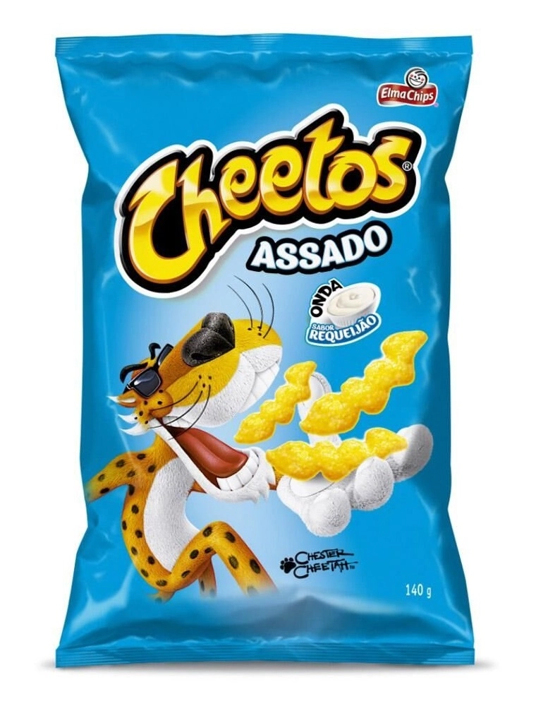 Salgadinho De Milho Onda Requeijão Elma Chips Cheetos Pacote 140g