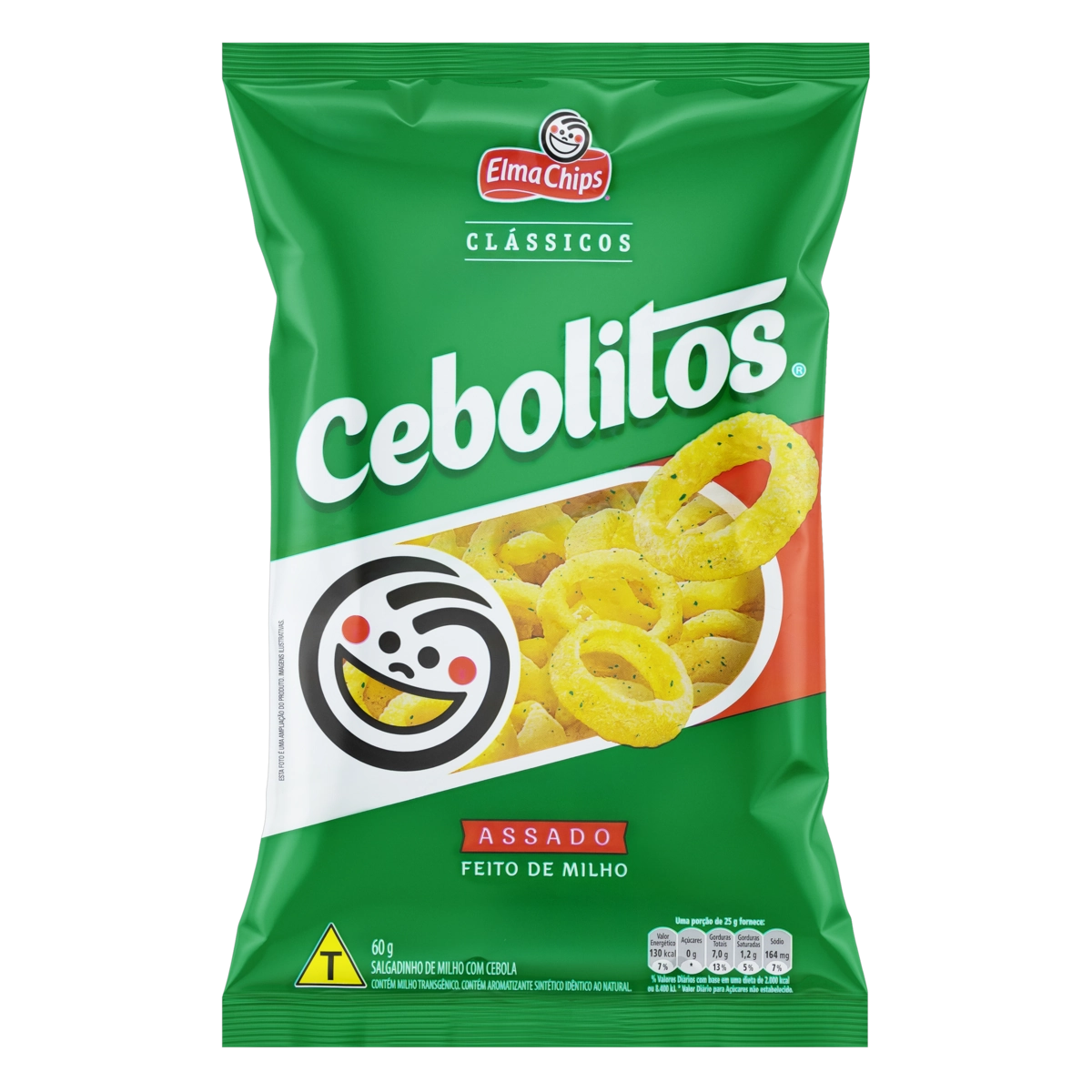 Salgadinho De Milho Elma Chips Cebolitos Clássicos Pacote 60g