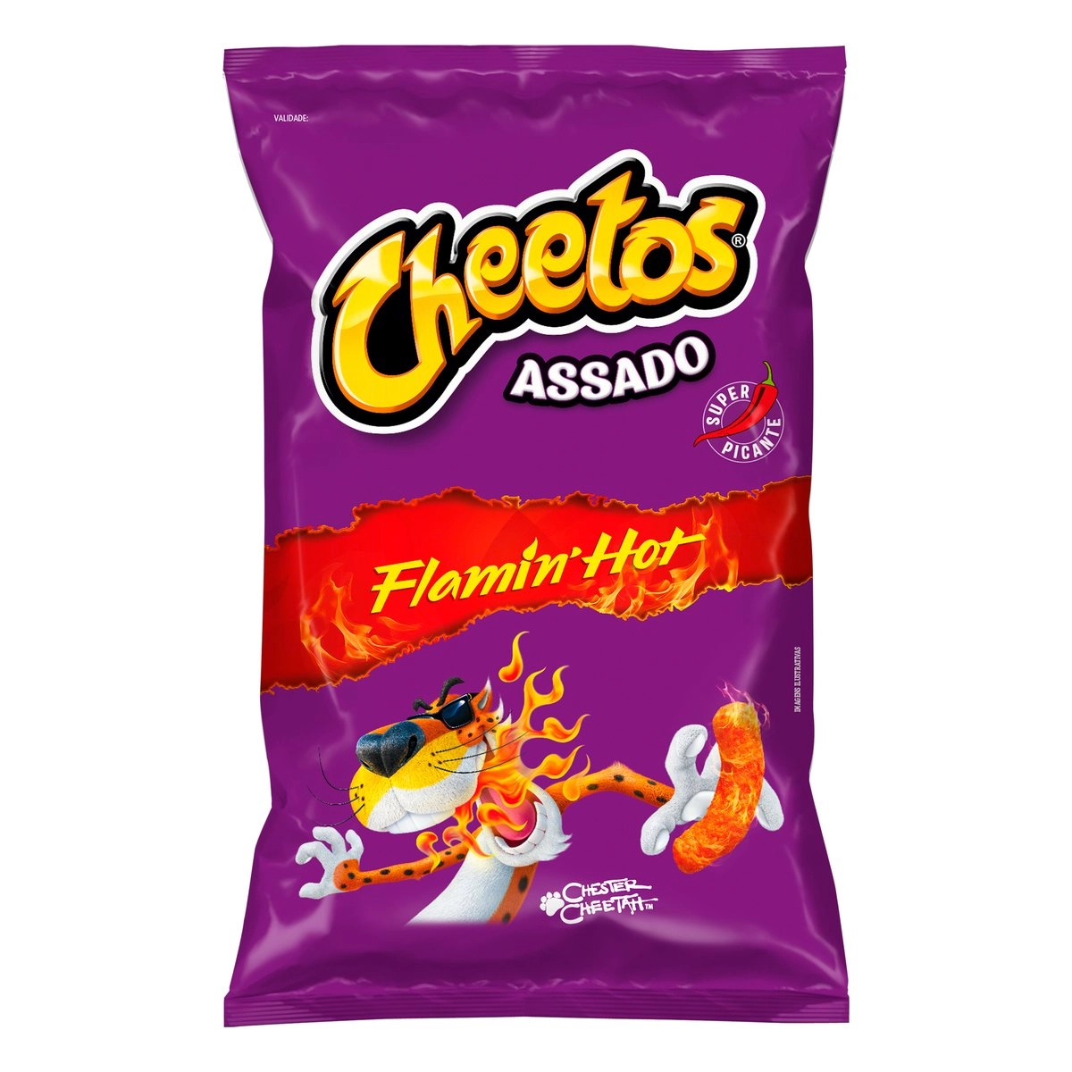 Salgadinho De Milho Flamin Hot Cheetos Pacote 90g