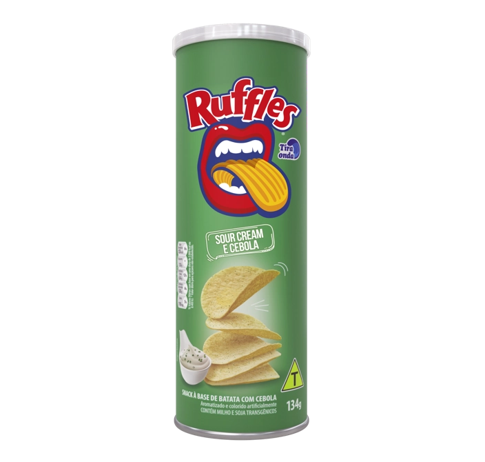 Batata Ruffles Stax Sour Cream Cebola