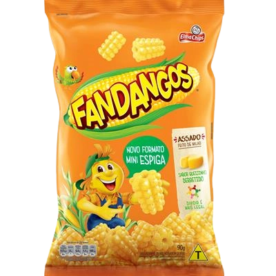 Salgadinho De Milho Miniespiga Queijinho Derretido Elma Chips Fandangos Pacote 37g