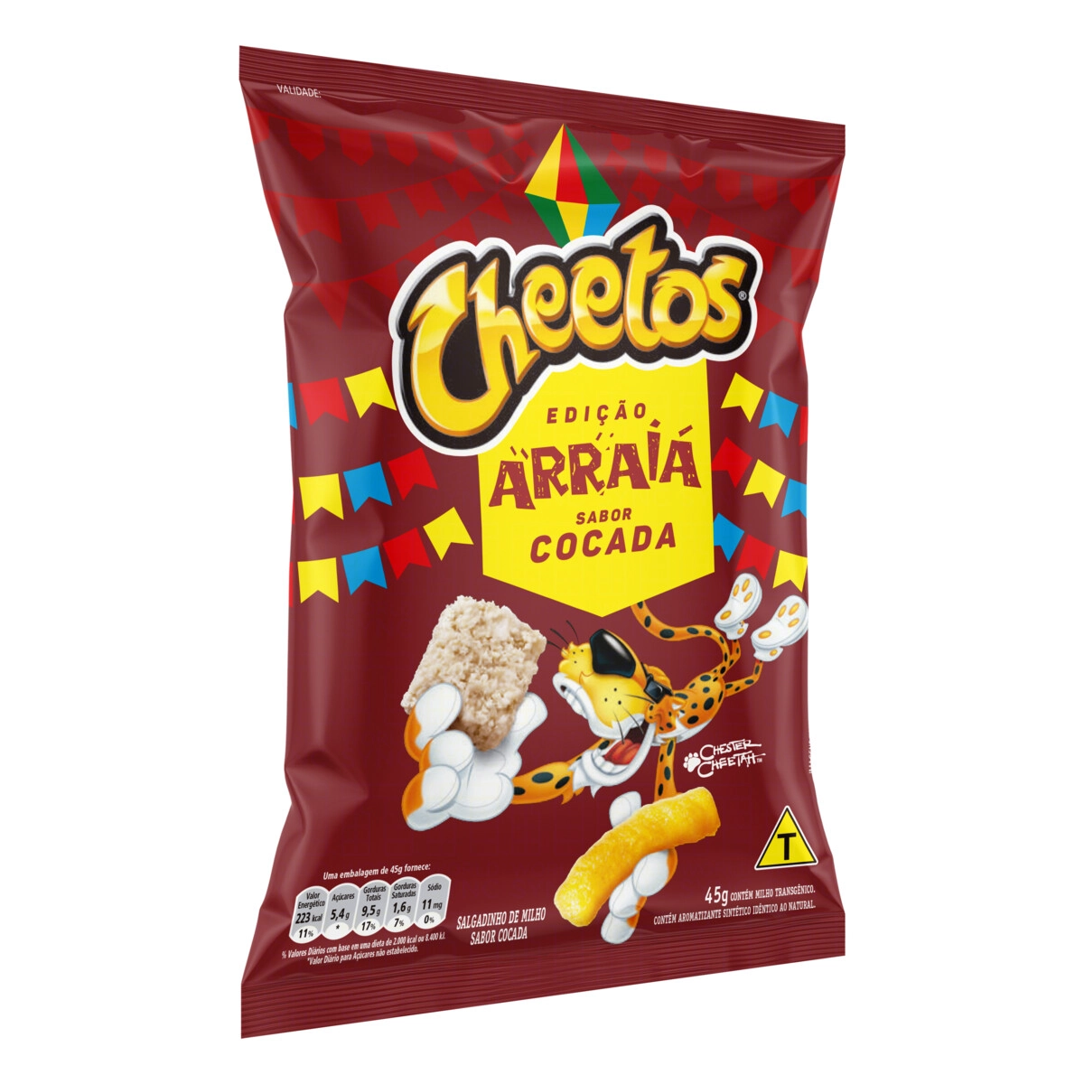 Salgadinho De Milho Cocada Cheetos Pacote 45g Edição Especial Arraiá