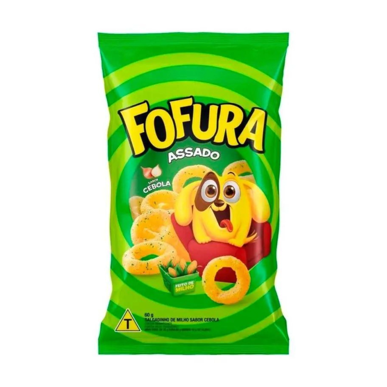 Salgadinho De Milho Cebola Fofura Pacote 80g