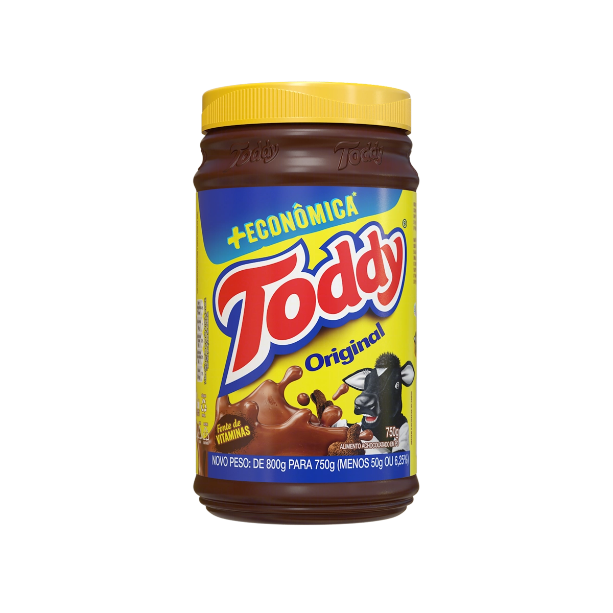 Achocolatado Pó Original Toddy Pote 750g Econômica