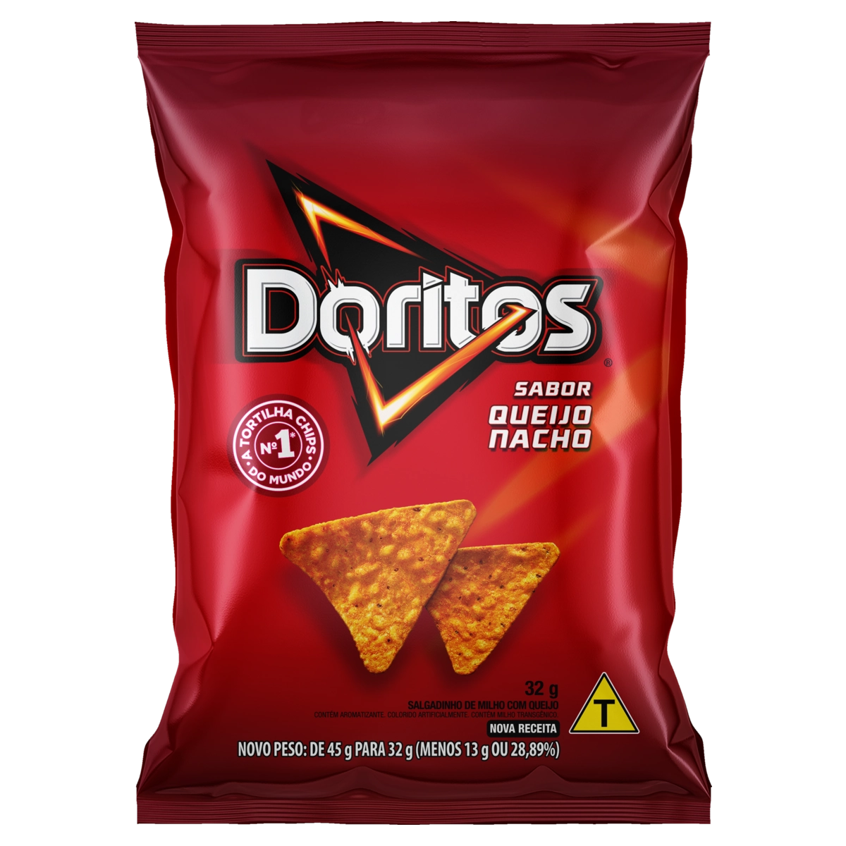 Salgadinho De Milho Queijo Nacho Doritos Pacote 45g