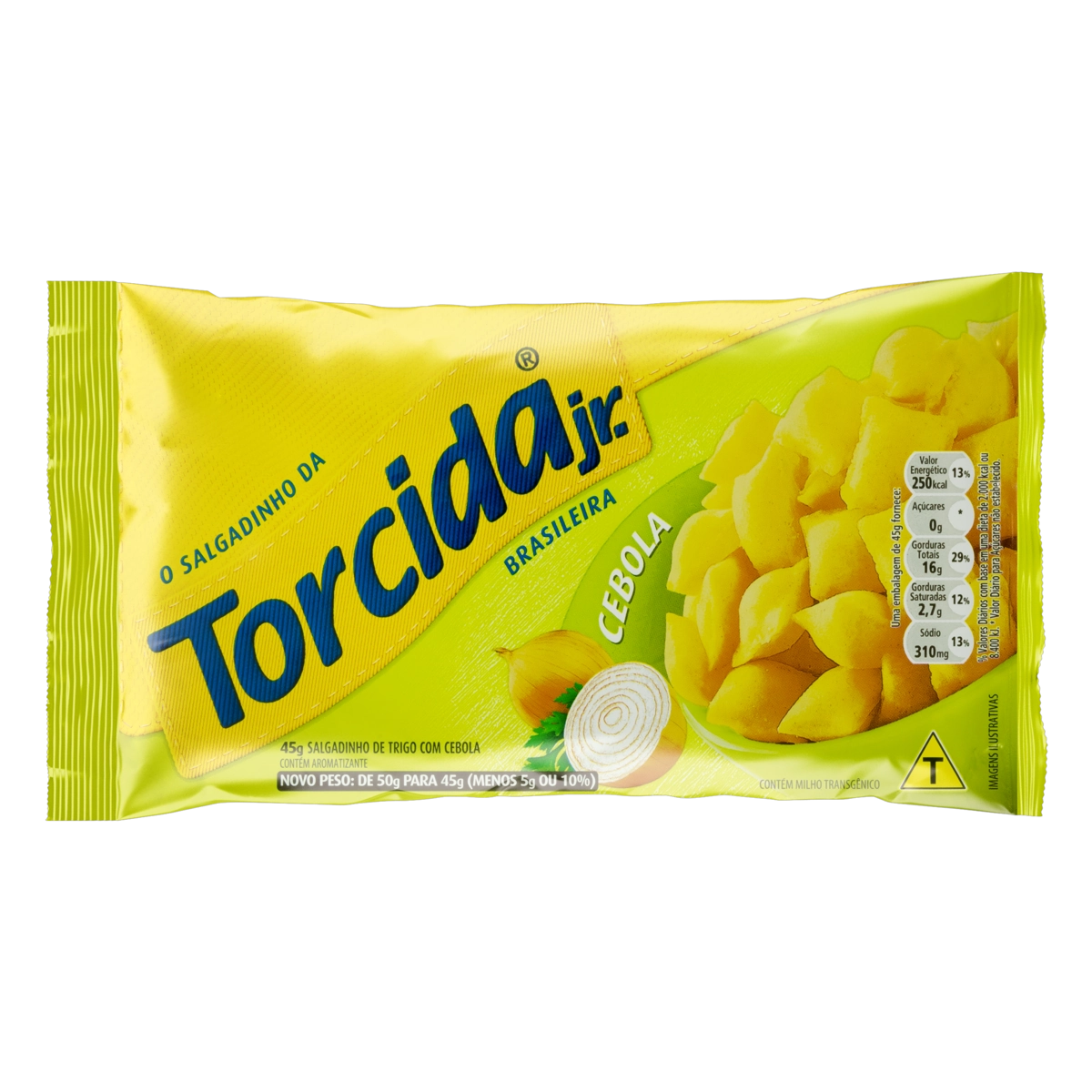 Salgadinho De Trigo Cebola Torcida Pacote 38g