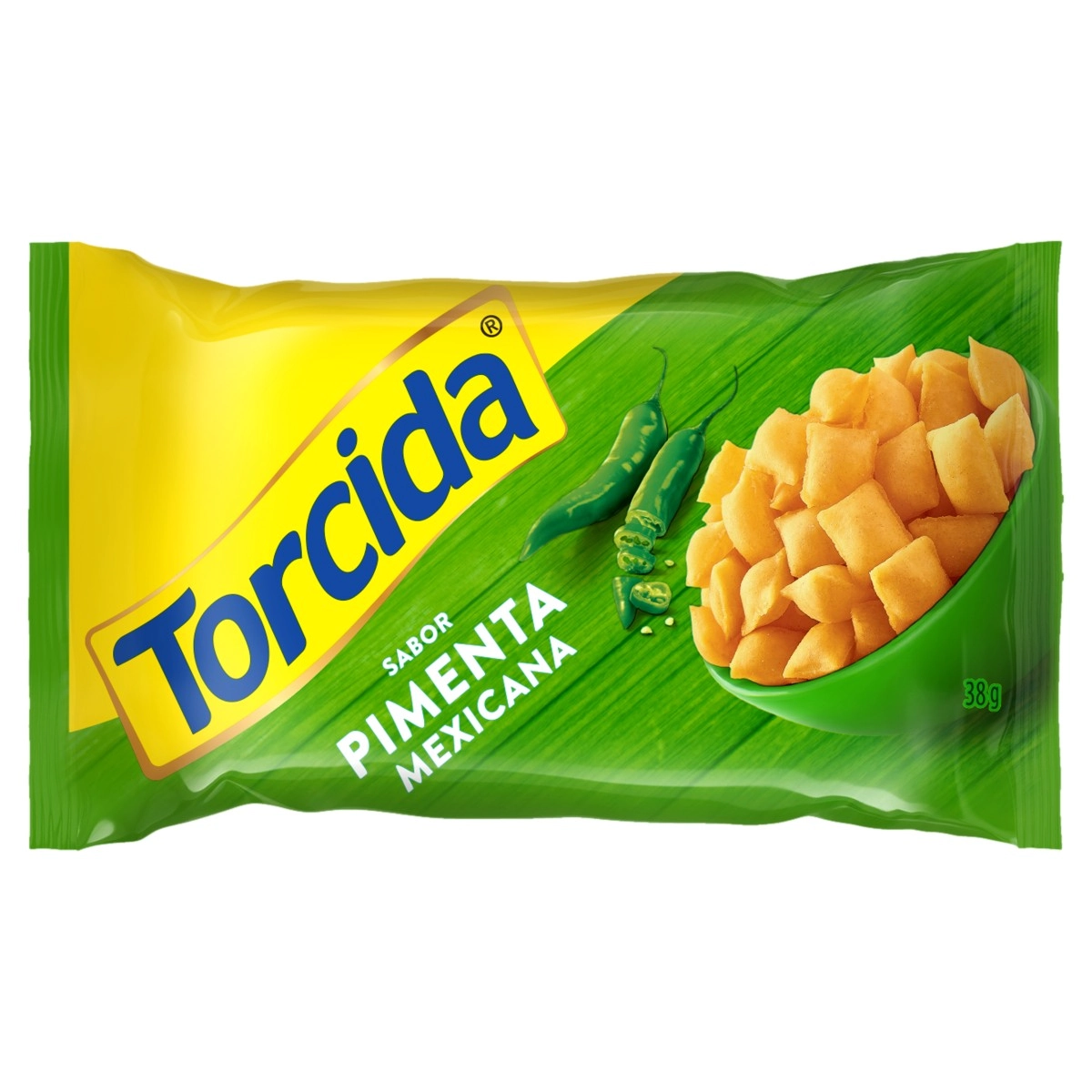 Salgadinho De Trigo Pimenta Mexicana Torcida Pacote 38g