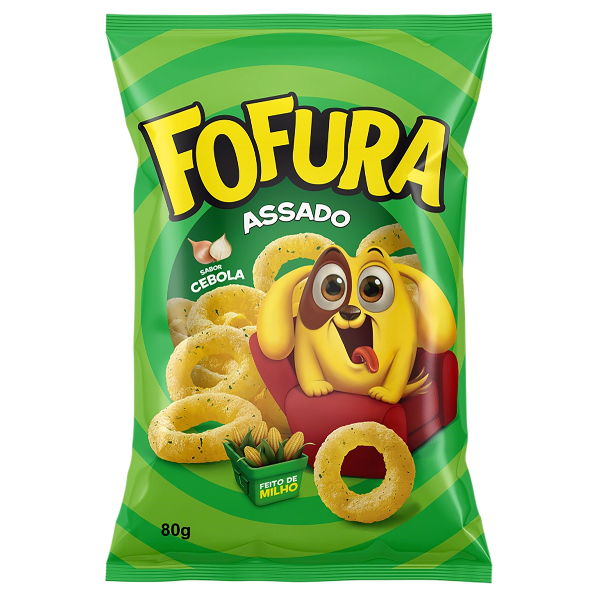 Salgadinho De Milho Cebola Fofura Pacote 70g