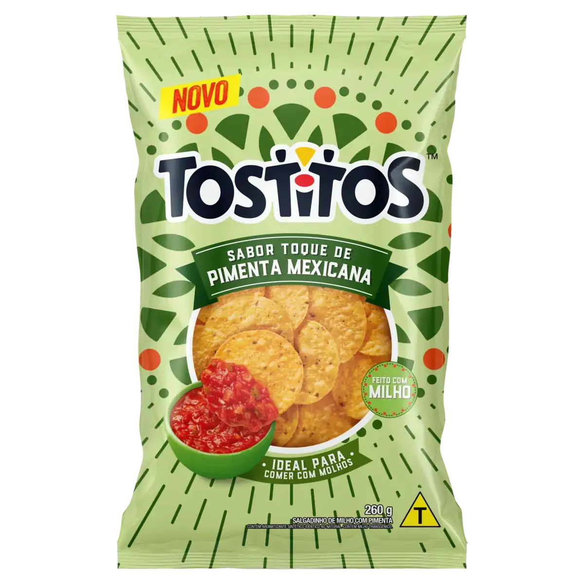 Salgadinho De Milho Toque De Pimenta Mexicana Tostitos Pacote 260g