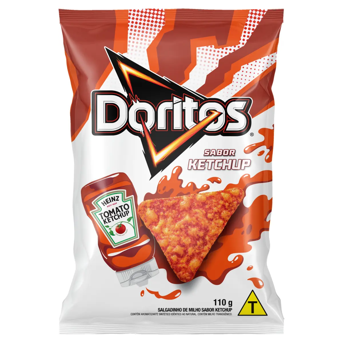 Salgadinho De Milho Ketchup Doritos Pacote 110g