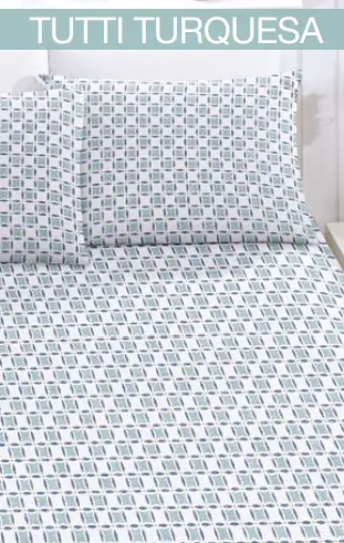 Lencol Royal Plus Jsq Tutti 1turquesa Santista
