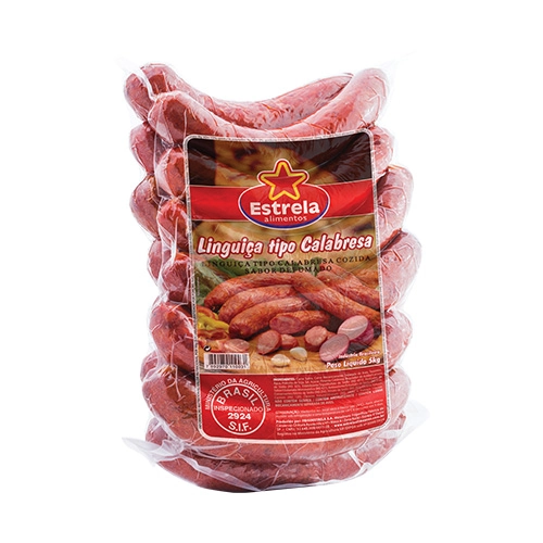 Linguica Calab.estrela Defumada