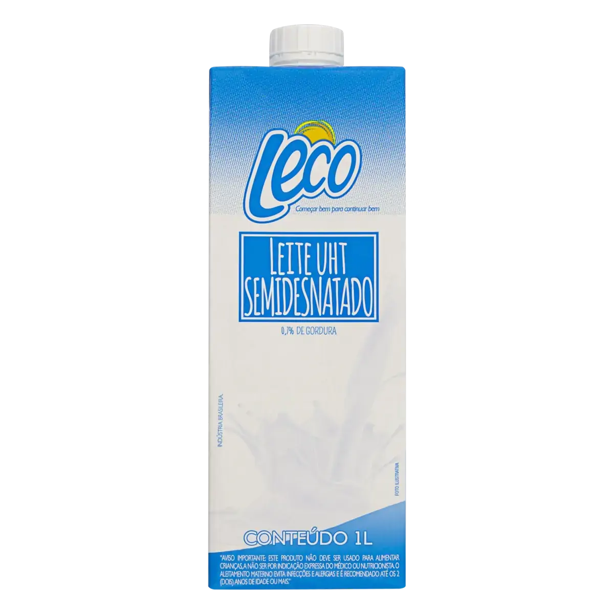 Leite L V Leco 1l Semi Desn. C/12