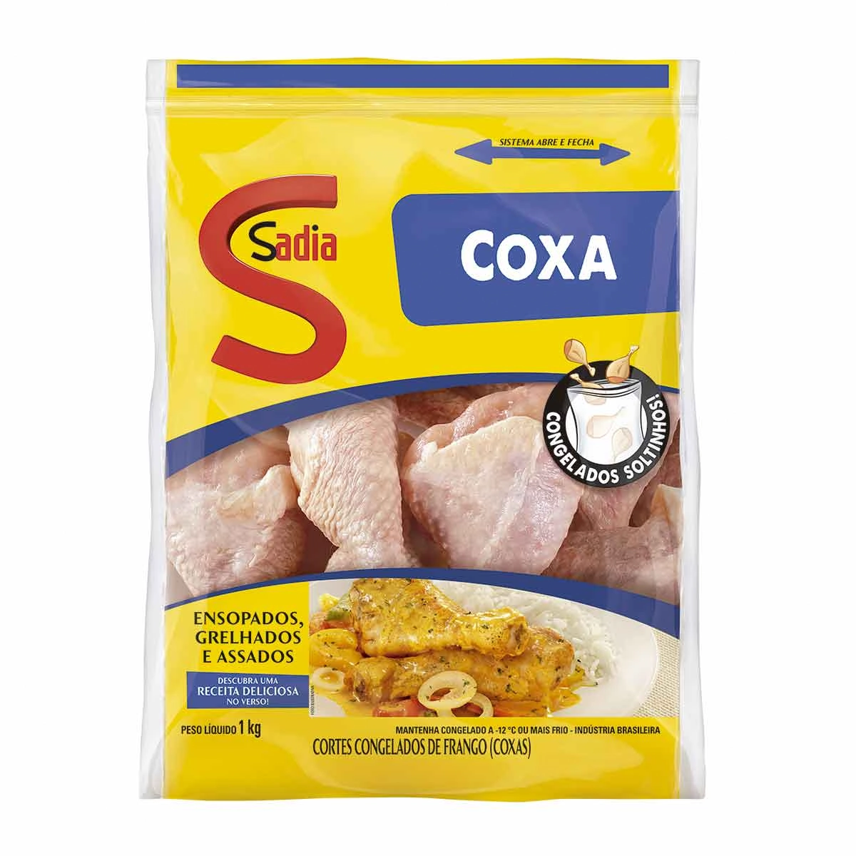 Coxa De Frango Congelada Sadia 1kg