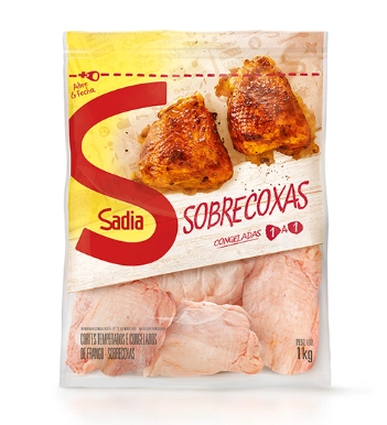 Sobrecoxa De Frango Congelada Sadia 1kg