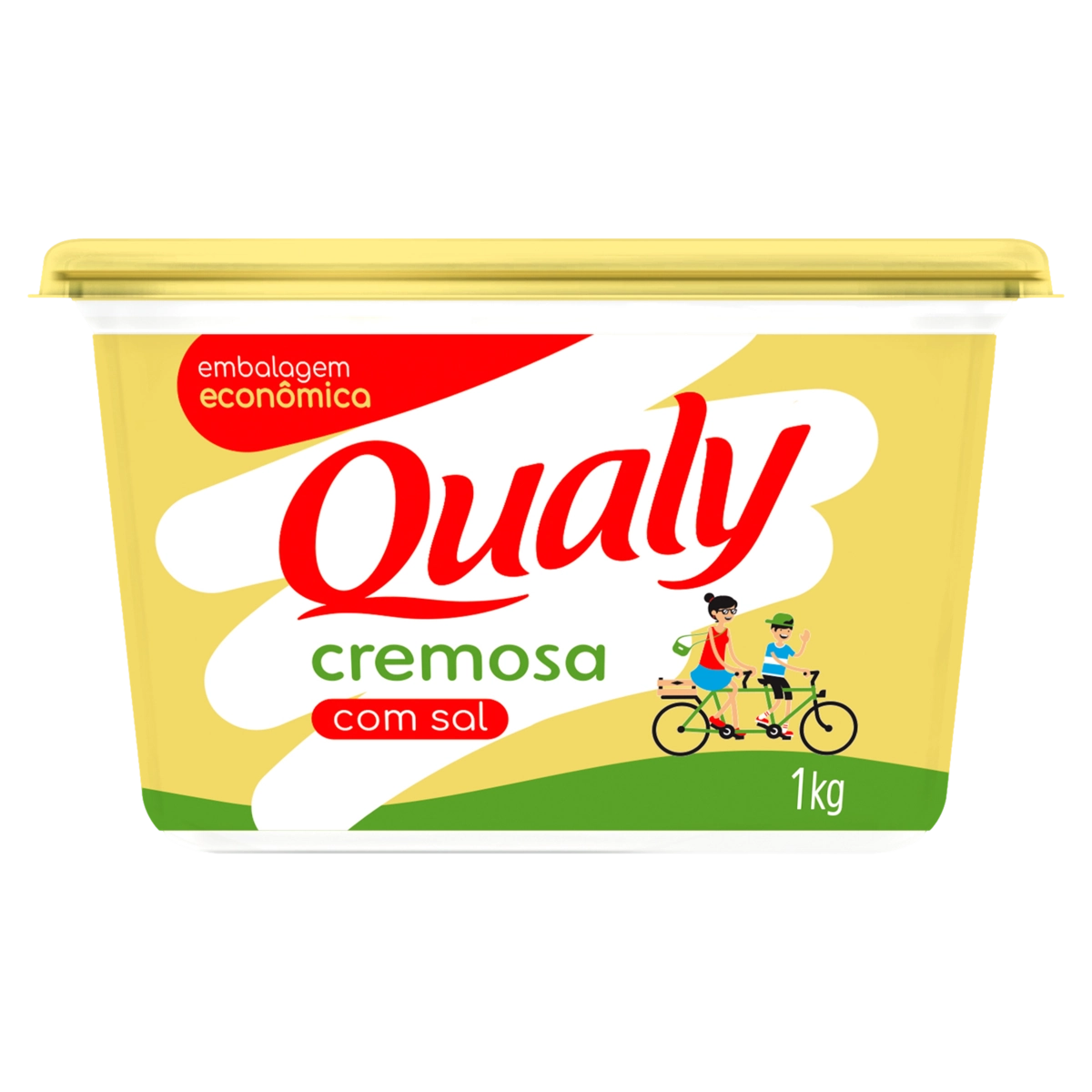 Margarina Cremosa Com Sal Qualy Pote 1kg