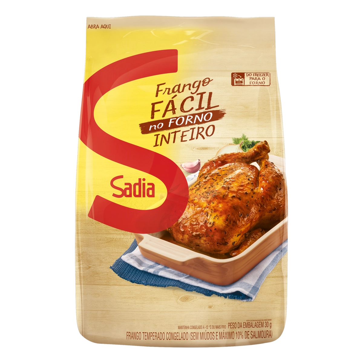 Frango Congelado Temperado Sem Miúdos Sadia Frango Fácil