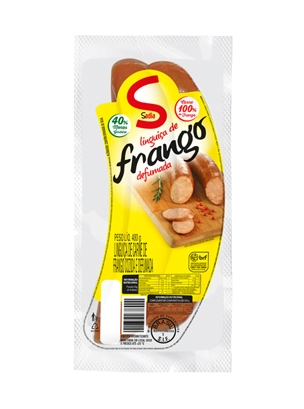 Linguiça De Frango Cozida E Defumada Sadia 480g