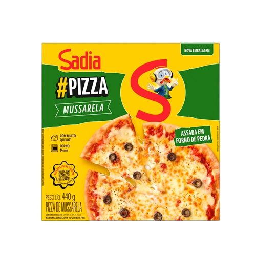 Pizza Mussarela Sadia Caixa 440g