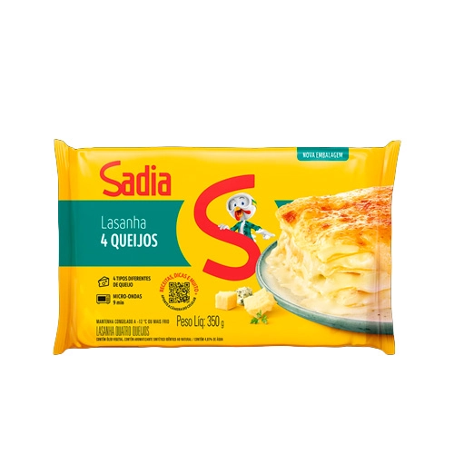 Lasanha 4 Queijos Sadia Pacote 350g