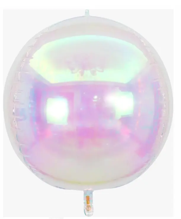 Balao Redondo Transp 4d Holografico 60 Ref.bht R60