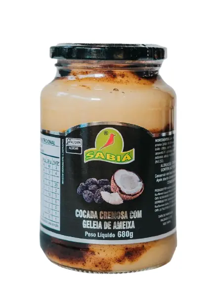Doce Cocada Cre. Com Gel Devameixa Sabia 400g