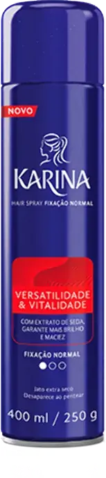 Hair Spray Jato Seco Normal Karina Frasco 400ml