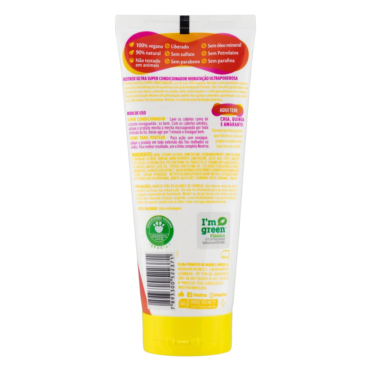Super Condicionador Neutrox Hidratação Ultrapoderosa Bisnaga 170ml