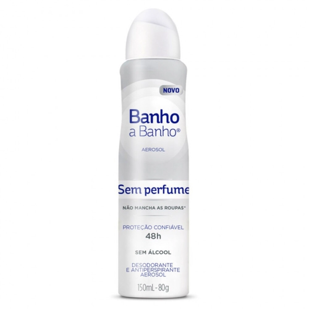 Desod Aero Banho A Banho 150ml Sem Perfume