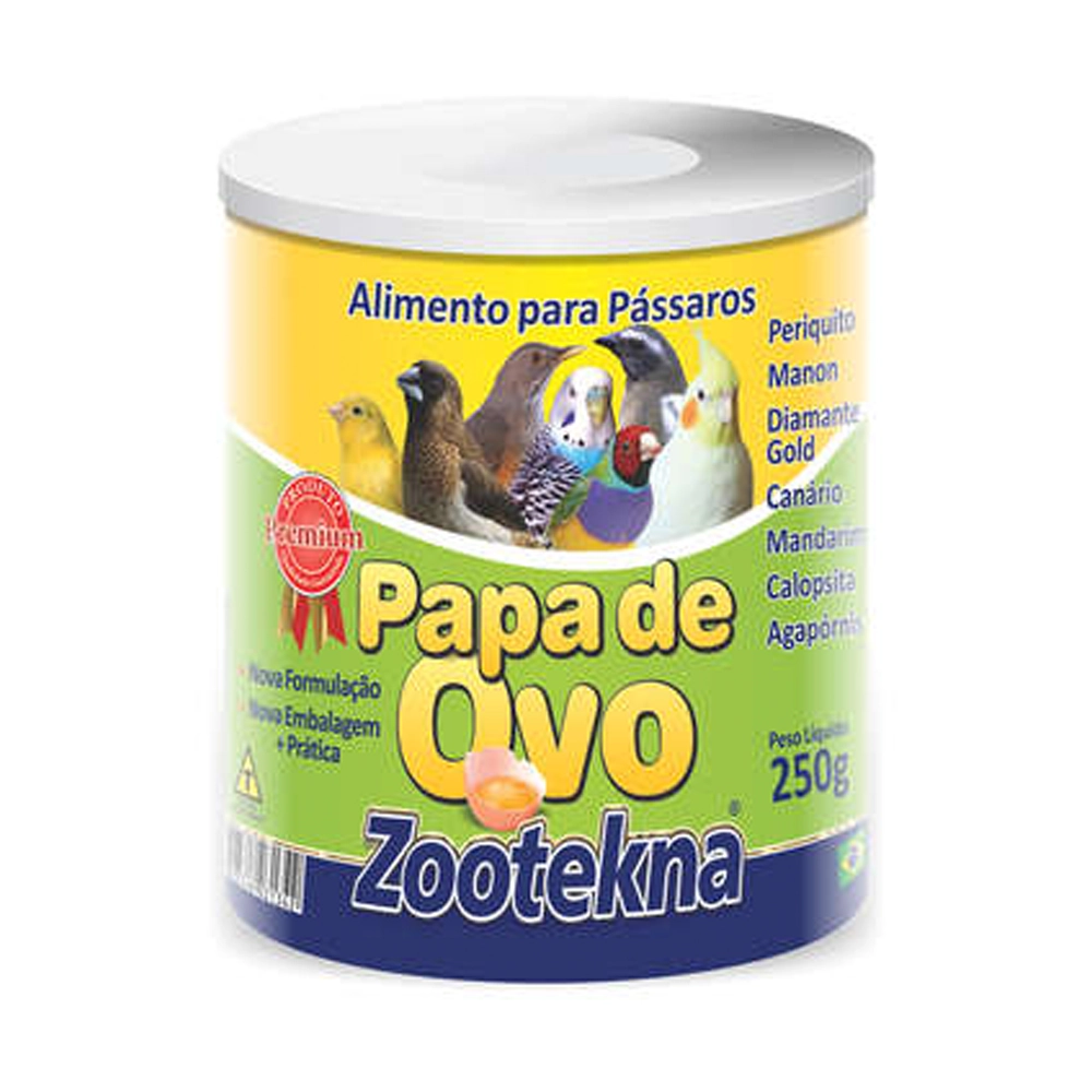 Papa De Ovos P/ Pássaros Zootekna