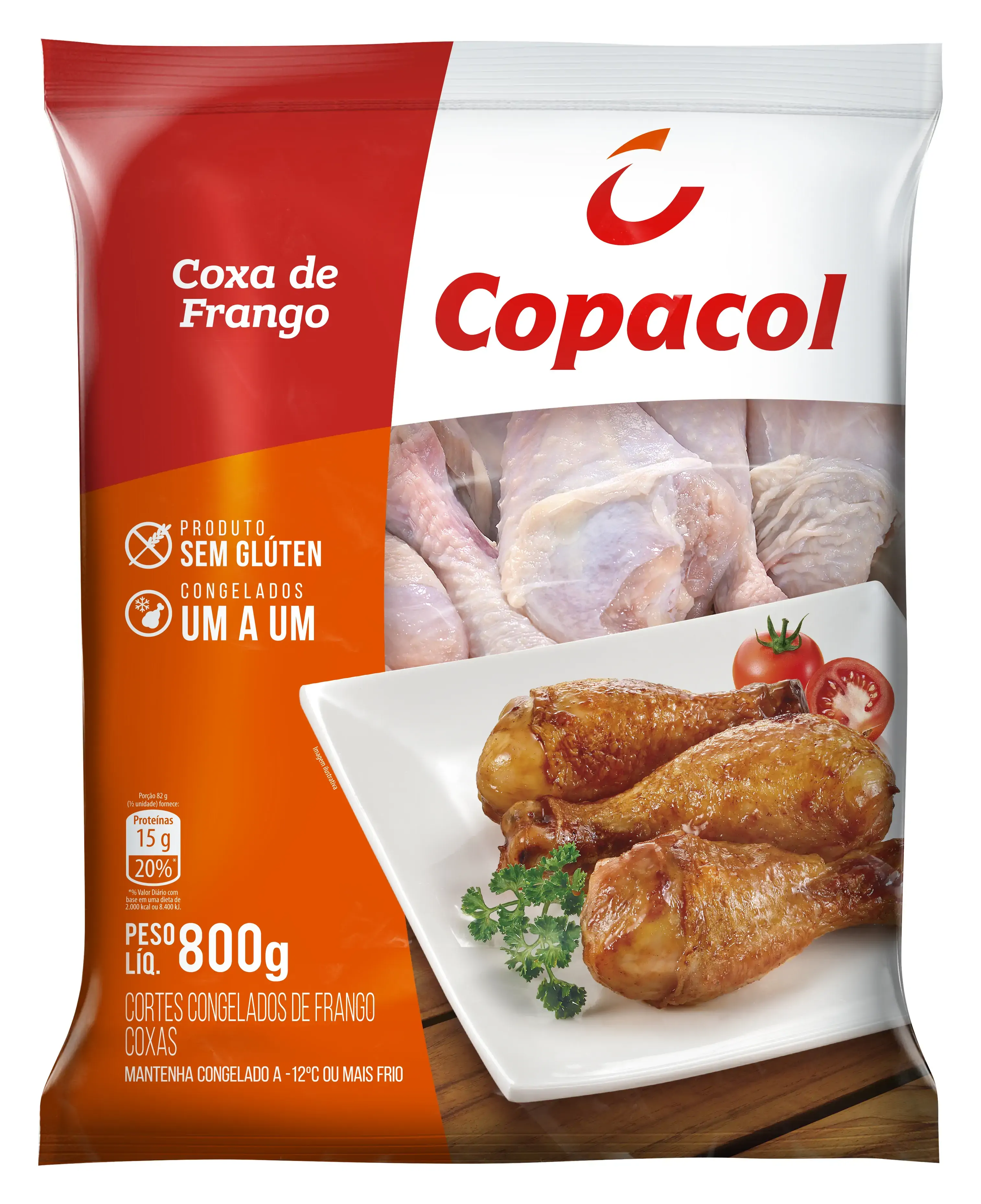 Meio Da Asa De Frango Korin 1kg Cong