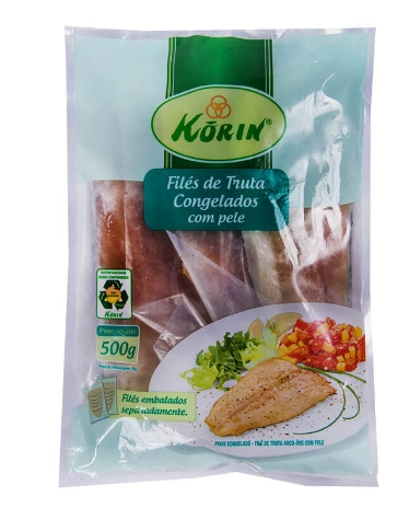 Filé De Truta Congelada Korin Pacote 500g