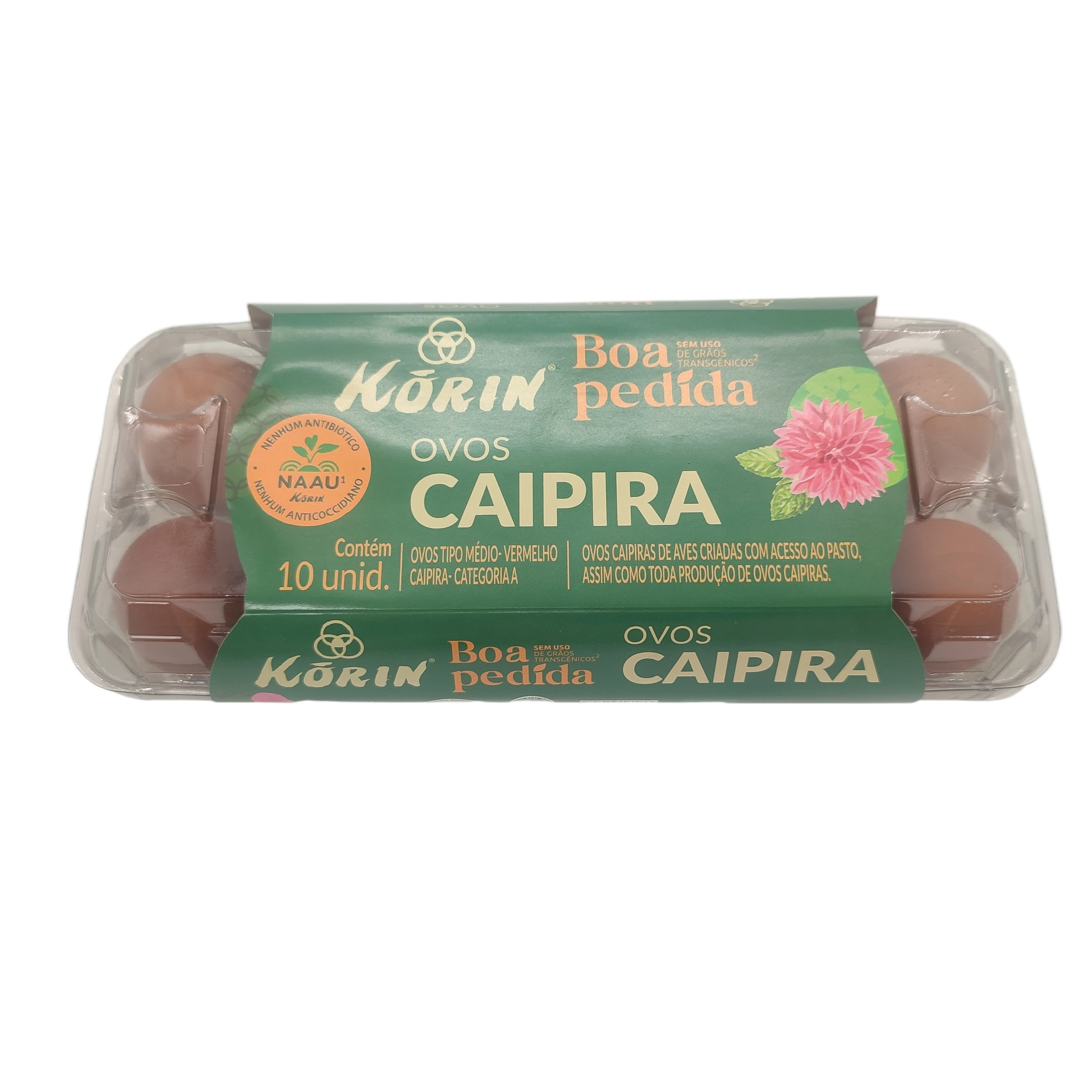 Ovos Korin Vermelho Md C/10un