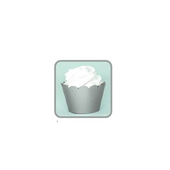 Cupcake Saia Lisa Preto C/40 So Festas