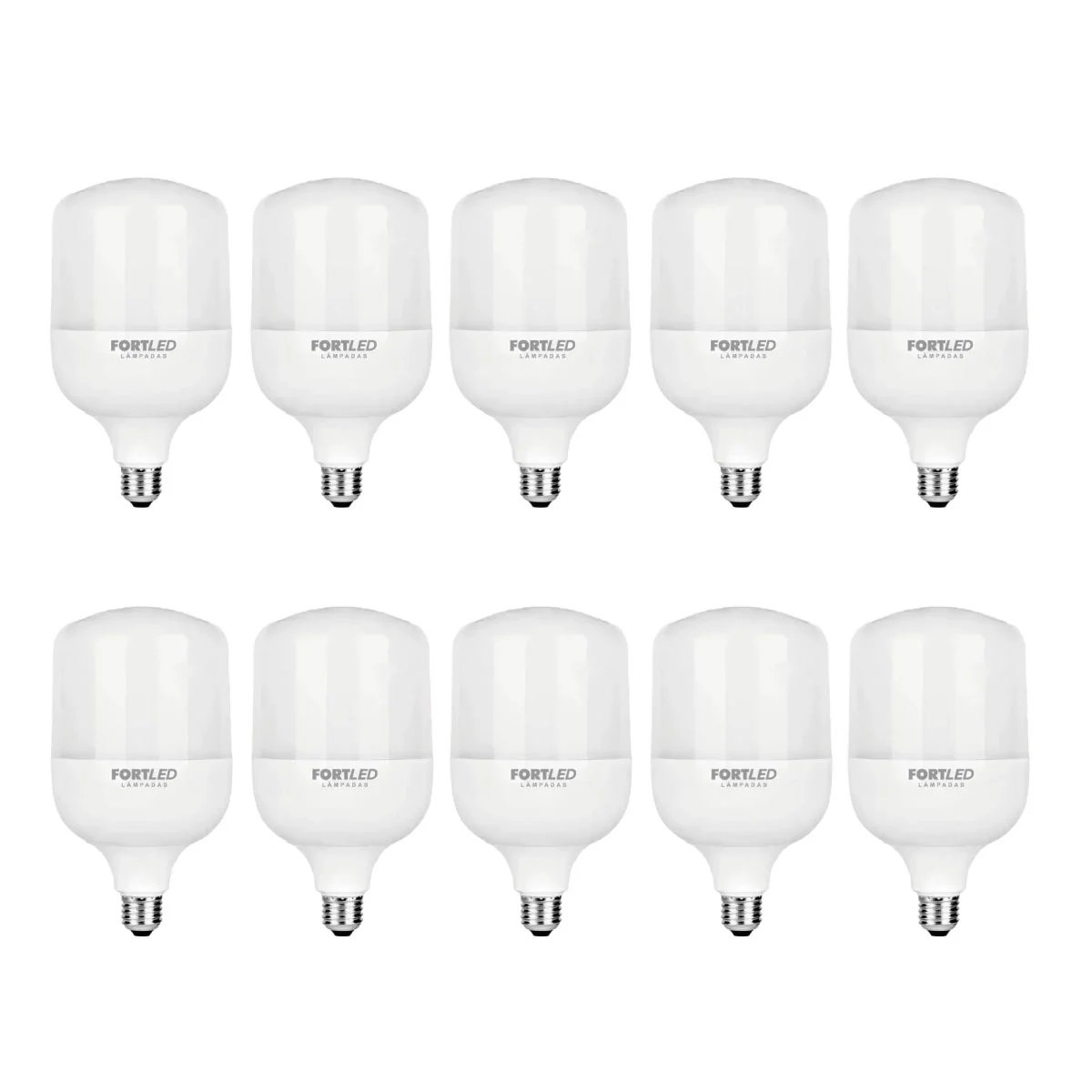 Kit C/ 10 Lampadas Led Bulbo 40w - Fortled