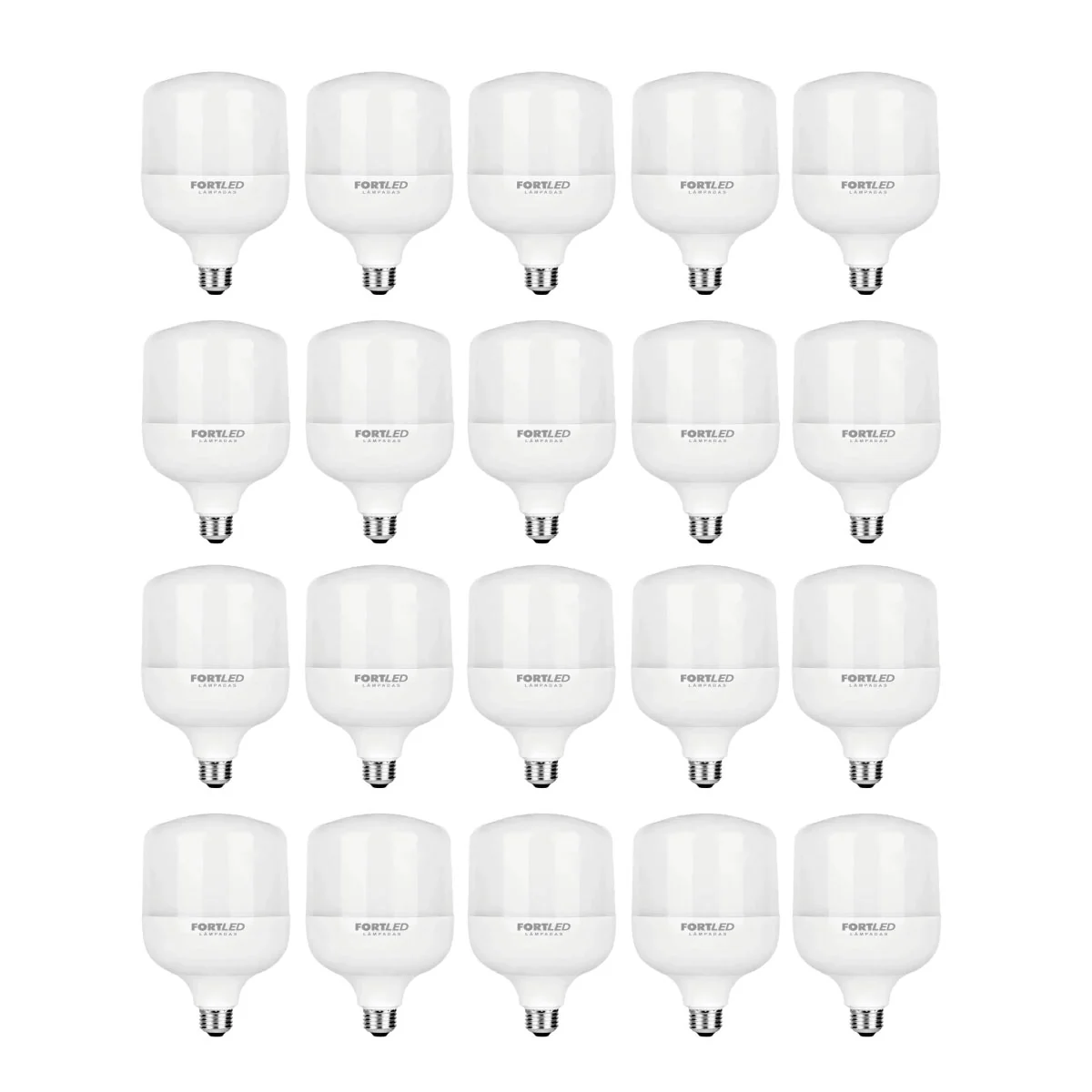 Kit C/ 20 Lampadas Led Bulbo 20w - Fortled