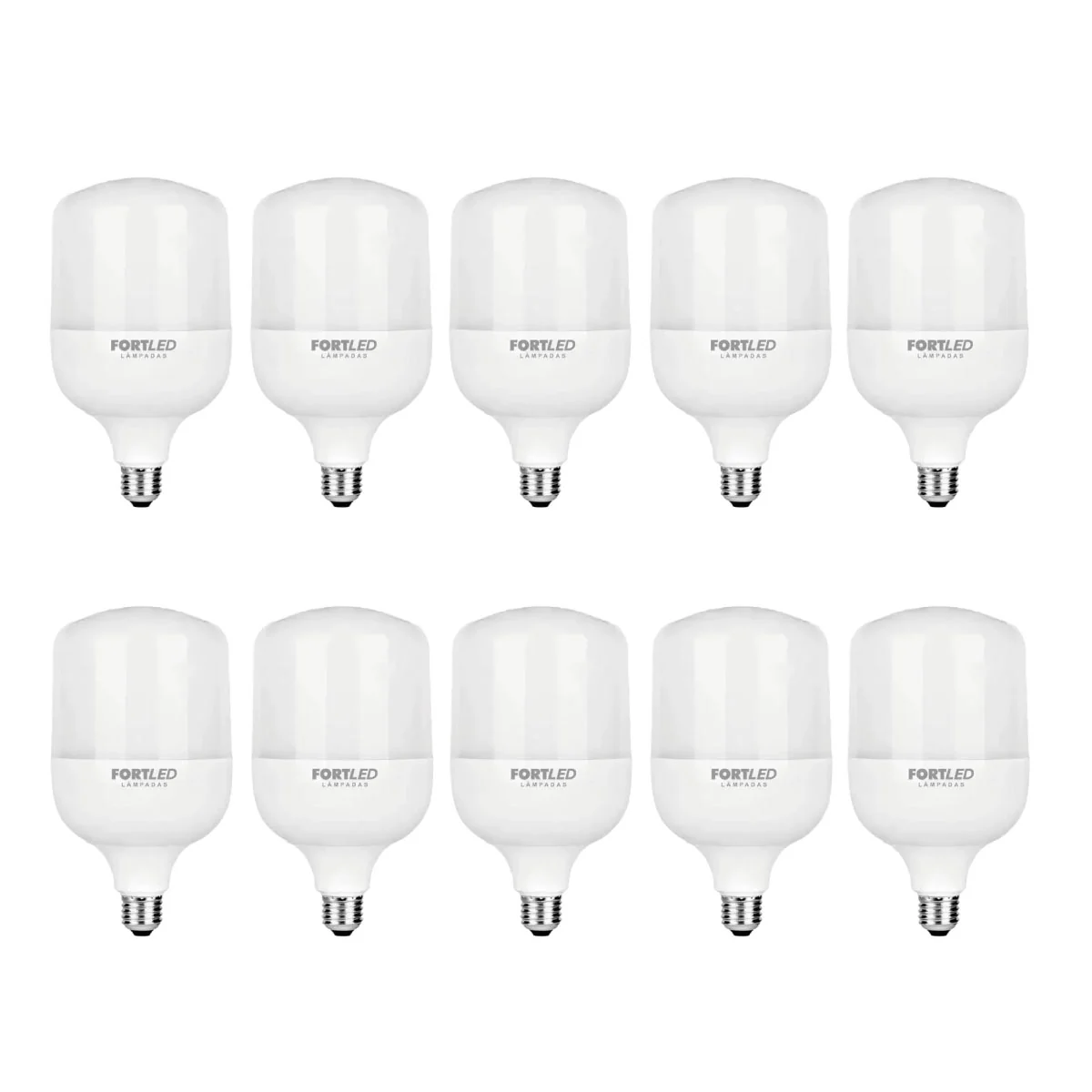 Kit C/ 10 Lampadas Led Bulbo 60w - Fortled