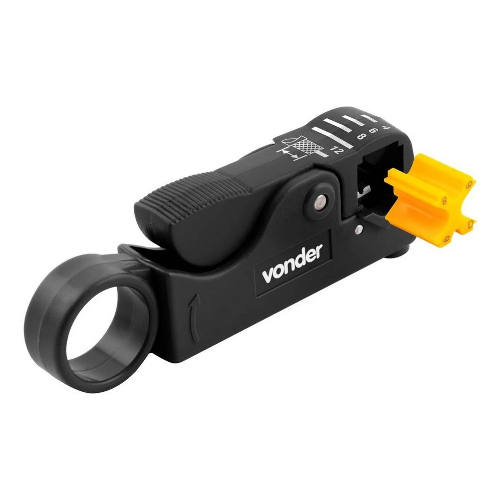 Alicate Desencapador de Fios para Cabo Coaxial - VONDER 3662100500