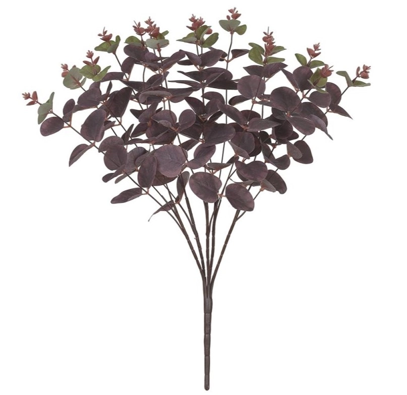 F Eucalipto X75 49cm Vermelho Outono 41958005 Flor Arte