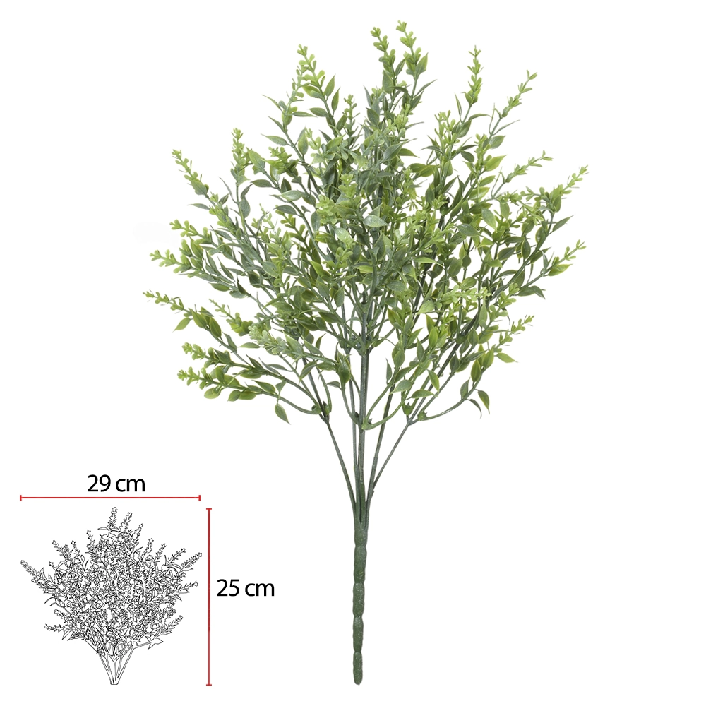 F Grass Print Plt Verde Claro X7 35cm 42229001 Flor Arte