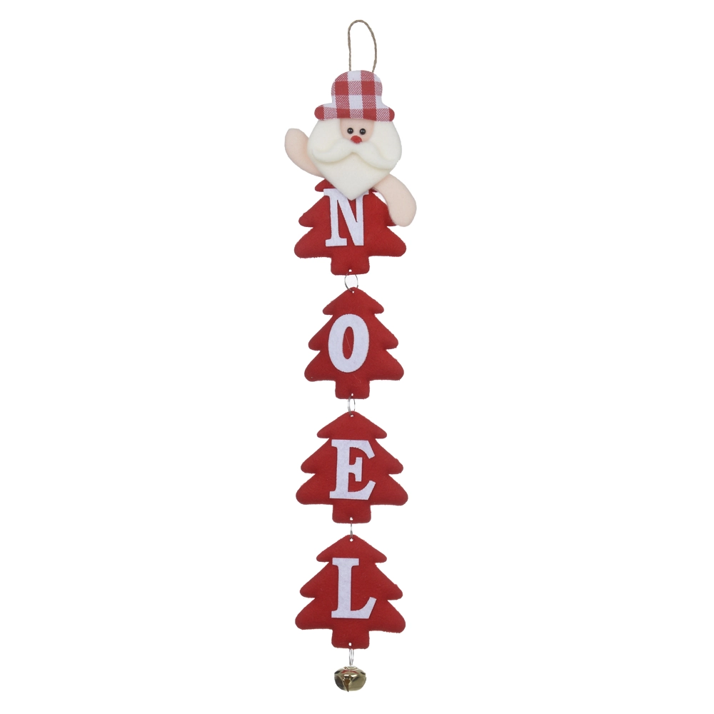 Enfeite Papai Noel Verm Branco 10x47cm 43985001 Dea